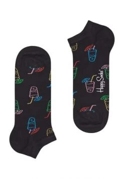 Happy Socks® Sneakersocken "Lemonade", Rippbündchen 9300 BLACK/ MULTI