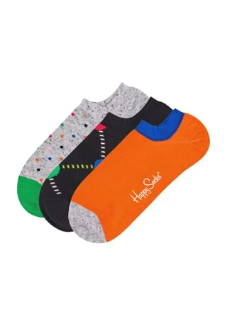 Happy Socks® Sneakersocken, 3er-Pack, Mustermix 9700 MEDIUM GREY 1 Happy Socks® Sneakersocken, 3er-Pack, Mustermix 9700 MEDIUM GREY