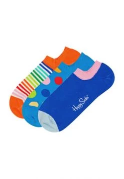 Happy Socks® Sneakersocken, 3er-Pack, "Mini Stripe", Für Damen Und Herren 2700 MEDIUM ORANG