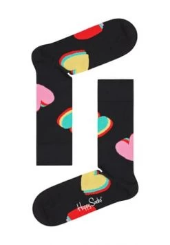 Happy Socks® Socken "My Valentine", Baumwollmix 9300 BLACK/ MULTI