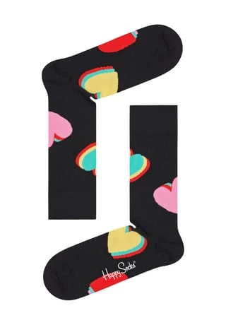 Happy Socks® Socken "My Valentine", Baumwollmix 9300 BLACK/ MULTI 2 Happy Socks® Socken "My Valentine", Baumwollmix 9300 BLACK/ MULTI – Bild 2