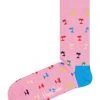 Happy Socks® Socken "Palm", Palmen, Komfortbund 3300 MEDIUM PINK