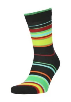 Happy Socks® Socken "Magnetic", Gestreift, Baumwollmix 9000 BLACK