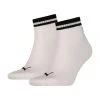 PUMA® Heritage Kurzsocken, Logo, Baumwollmix, 2er-Pack Weiß