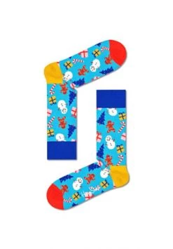 Happy Socks® Socken "Decoration Time", 3er-Pack, Stickerei 6000 LIGHT BLUE -socken-struempfe Verkäufe unnamed file 1120