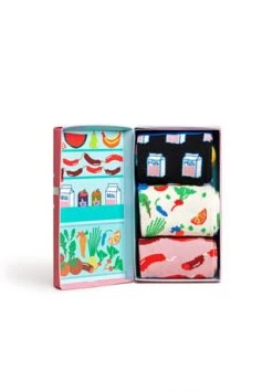 Happy Socks® 3er Pack Unisex Socken, Geschenkbox Foodie -socken-struempfe Verkäufe unnamed file 1129