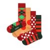 Happy Socks® 4 Paar Socken Holiday Classics Geschenk Box Mehrfarbig