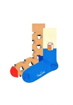 Happy Socks® Unisex Socken, 2er Pack - Geschenkbox, Farbmix Monday Morning