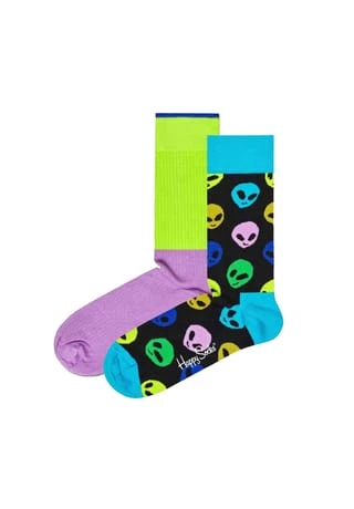 Happy Socks® Unisex Socken, 2er Pack - Geschenkbox, Farbmix Zip Me Up 1 Happy Socks® Unisex Socken, 2er Pack - Geschenkbox, Farbmix Zip Me Up