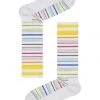Happy Socks® Socken "Invisible Stripe", Gepolstert, Glitzer 1000 WHITE