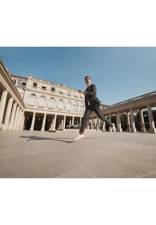 FALKE Airport Socken, Schurwolle, Für Herren 3070 FLANELL MEL. 2 FALKE Airport Socken, Schurwolle, Für Herren 3070 FLANELL MEL. – Bild 2