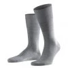 FALKE Herren Socken - Airport, Kurzstrumpf, Freizeit- Und Business-Socken, Unifarben Grau