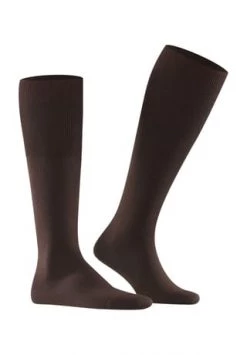 FALKE Airport Kniestrümpfe, Merinowolle, Für Herren 5930 BROWN -socken-struempfe Verkäufe unnamed file 1204
