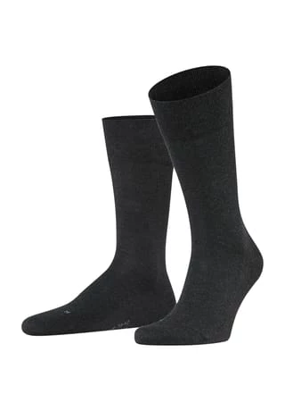 FALKE Sensitive London Socken, Flachnaht, Sensitive-Bündchen, Für Herren 3080 ANTHRA. MEL. 1 FALKE Sensitive London Socken, Flachnaht, Sensitive-Bündchen, Für Herren 3080 ANTHRA. MEL.
