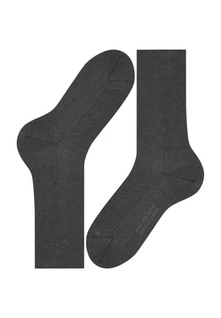 FALKE Sensitive London Socken, Flachnaht, Sensitive-Bündchen, Für Herren 3080 ANTHRA. MEL. 5 FALKE Sensitive London Socken, Flachnaht, Sensitive-Bündchen, Für Herren 3080 ANTHRA. MEL. – Bild 5