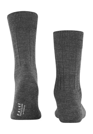 FALKE Teppich Im Schuh Socken, Merinowolle, Für Herren 3080 ANTHRA MEL 2 FALKE Teppich Im Schuh Socken, Merinowolle, Für Herren 3080 ANTHRA MEL – Bild 2