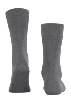 FALKE Socken "Tiago", Baumwollmix, Spitzennaht, Für Herren 3390 H. GRAU MEL. -socken-struempfe Verkäufe unnamed file 1252