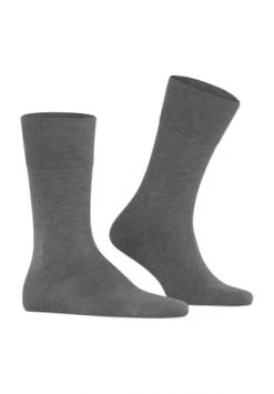 FALKE Socken "Tiago", Baumwollmix, Spitzennaht, Für Herren 3390 H. GRAU MEL. -socken-struempfe Verkäufe unnamed file 1253