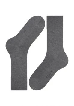 FALKE Socken "Tiago", Baumwollmix, Spitzennaht, Für Herren 3390 H. GRAU MEL. -socken-struempfe Verkäufe unnamed file 1254