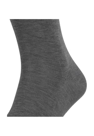 FALKE Socken "Tiago", Baumwollmix, Spitzennaht, Für Herren 3390 H. GRAU MEL 2 FALKE Socken "Tiago", Baumwollmix, Spitzennaht, Für Herren 3390 H. GRAU MEL – Bild 2