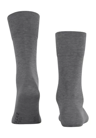 FALKE Socken "Tiago", Baumwollmix, Spitzennaht, Für Herren 3390 H. GRAU MEL 3 FALKE Socken "Tiago", Baumwollmix, Spitzennaht, Für Herren 3390 H. GRAU MEL – Bild 3