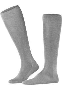 FALKE Kniestrümpfe "Tiago", Rutschhemmend, Für Herren 3390 LIGHT GREY -socken-struempfe Verkäufe unnamed file 1267