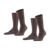 FALKE Swing Socken, 2er-Pack, Für Herren 5930 BROWN