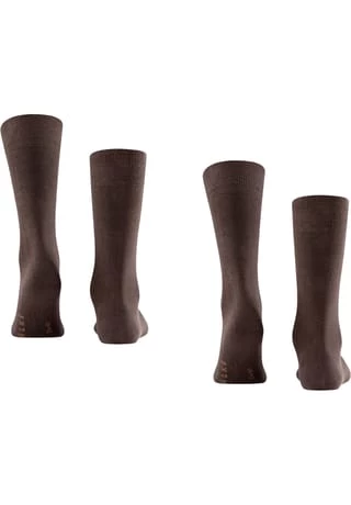 FALKE Swing Socken, 2er-Pack, Für Herren 5930 BROWN 2 FALKE Swing Socken, 2er-Pack, Für Herren 5930 BROWN – Bild 2