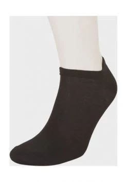 ELBEO Sneaker Socken, Gerippt, Für Damen Und Herren Schwarz