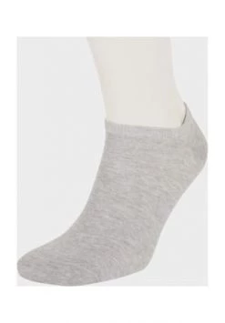 ELBEO Sneaker Socken, Gerippt, Für Damen Und Herren Hellgrau