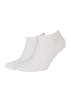 ELBEO Bamboo Sneakersocken, 2er-Pack, Für Herren Weiß