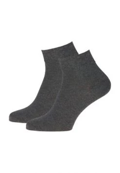 DUNMORE Kurzsocken, 2er-Pack, Komfortbund, Für Herren GRI-170 ANTHRA MEL