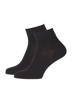 DUNMORE Kurzsocken, 2er-Pack, Komfortbund, Für Herren 194006 SCHWARZ