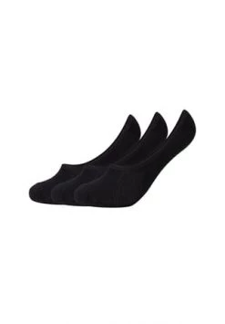 S.Oliver Unisex Füßlinge 3 Paar - Footies, Socken, Unifarben Schwarz