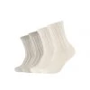 S.Oliver Kuschel-Socken 4er Pack Hygge Sustainable Mit Angenehmem Tragekomfort Offwhite