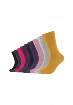 Camano® Socken Comfort Cotton Im Praktischen 9er Pack Chalk Pink Mix