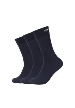 SKECHERS® Unisex Socken 3er Pack - Weicher Baumwollmix, Einfarbig Dunkelblau