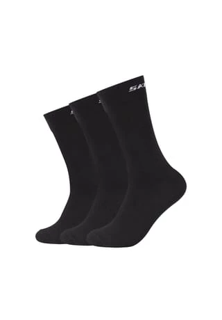 SKECHERS® Unisex Socken 3er Pack - Weicher Baumwollmix, Einfarbig Schwarz 1 SKECHERS® Unisex Socken 3er Pack - Weicher Baumwollmix, Einfarbig Schwarz