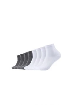 S.Oliver Kurzsocken Essentials Im Praktischen 8er Pack White Mouliné Mix