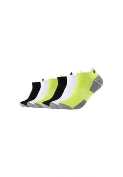 SKECHERS® Sneakersocken 6er-Pack Function Performance Mit Integrierter Mesh-Ventilation Safety Yellow Mix