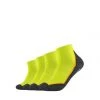 Camano® Kurzsocken 4er-Pack Compression Sport Mit Verstärktem Fersen- Und Zehenbereich Lime