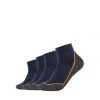 Camano® Kurzsocken 4er-Pack Compression Sport Mit Verstärktem Fersen- Und Zehenbereich Blue