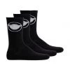 EMPORIO ARMANI Herren Socken, 3er Pack - Kurzsocken, Logo, One Size Schwarz