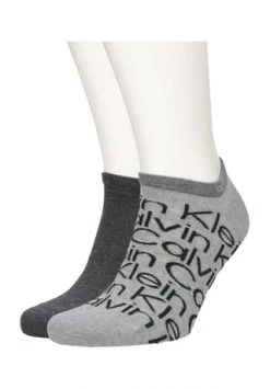 Calvin Klein Sneakersocken, 2er-Pack, Für Herren 004 MID GREY MELA