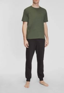 Marc O'Polo T-Shirt, Uni, Rundhals, Für Herren Grasgrün -socken-struempfe Verkäufe unnamed file 1536