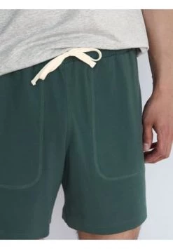 Marc O'Polo Herren Lounge Set - Kurz, Rundhals-Ausschnitt, Baumwolle Dunkelgrün -socken-struempfe Verkäufe unnamed file 1557