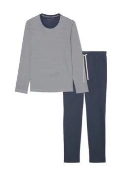 Marc O'Polo Loungeset Schlafanzug, Rundhals, Für Herren 803 DUNKELBLAU
