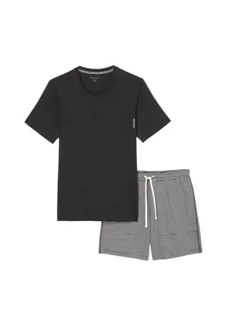 Marc O'Polo Pyjama Loungeset Schwarz 1 Marc O'Polo Pyjama Loungeset Schwarz