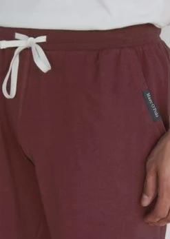Marc O'Polo Schlafanzughose, Kurz, Tunnelzug, Für Herren 502 BORDEAUX -socken-struempfe Verkäufe unnamed file 1595