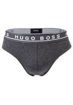 BOSS Herren Slips, 3er Pack - Briefs, Logobund, Cotton Stretch Grau -socken-struempfe Verkäufe unnamed file 1644